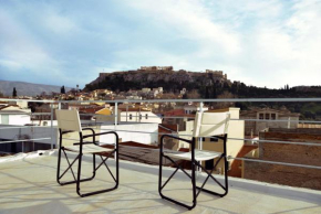 Apartment with Rooftop Terrace & Acropolis View